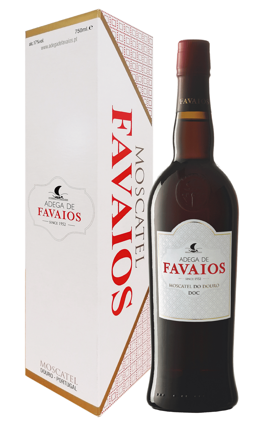 Sustainable produced certified -Douro Moscatel DOC from Adega de Favaios  -  100% Moscatel Galego Vegan -17%
