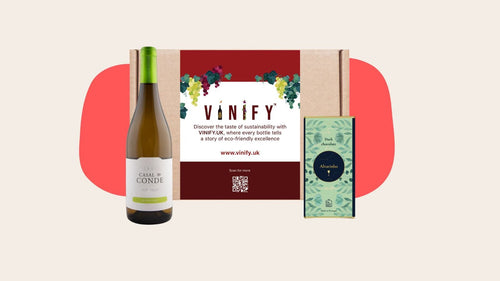 Casal do Conde Alvarinho Wine with artisan Alvarinho-Infused Chocolate – Elegant Gift Box