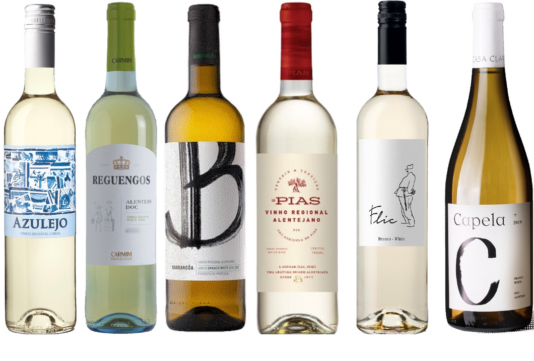 WHITE WINES - Mixed Case  (vegan, vegan friendly, sustainably produced and award winning white wines)